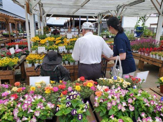 園芸レク「お花の植え替え」