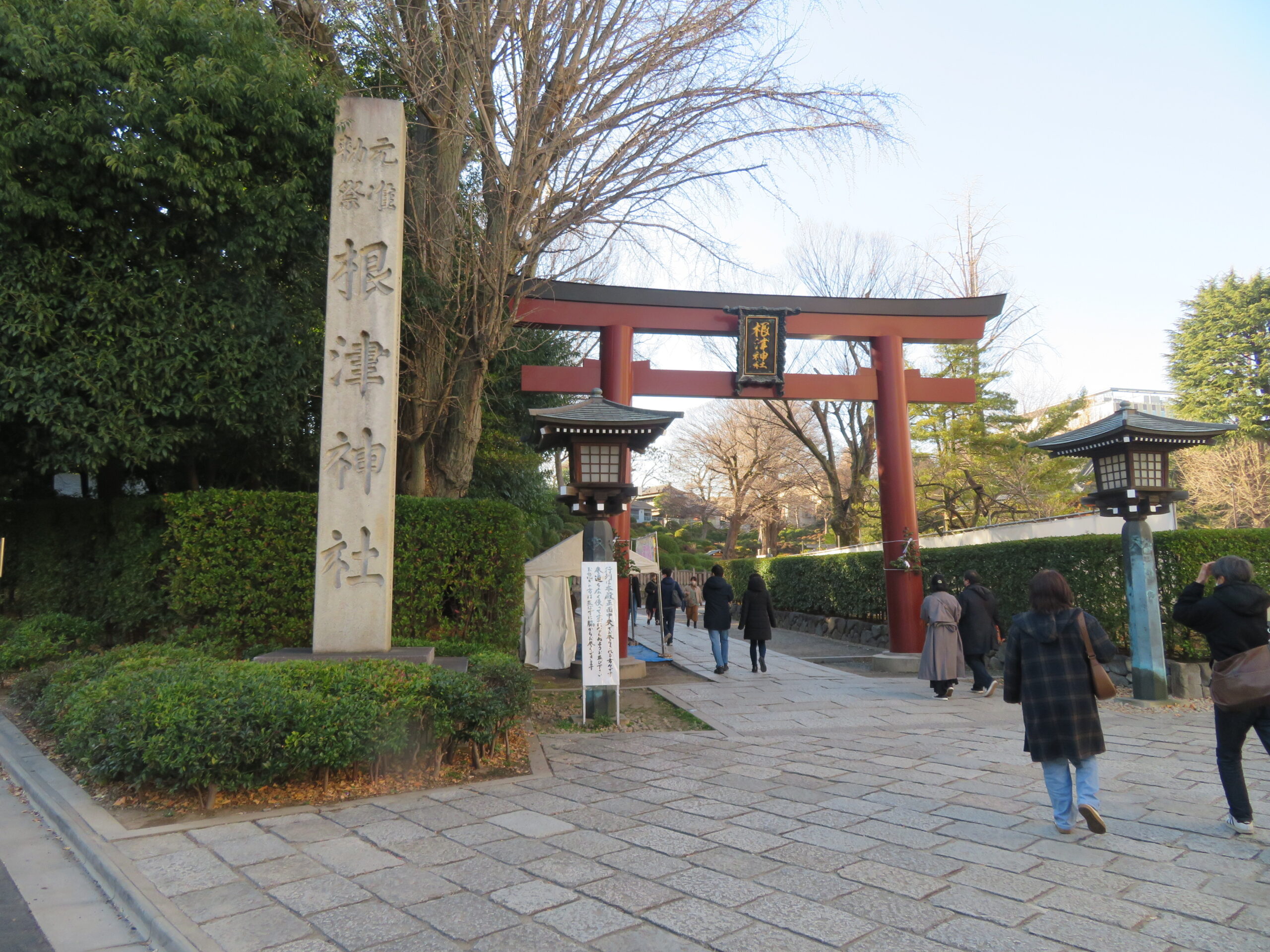 根津神社へ初詣