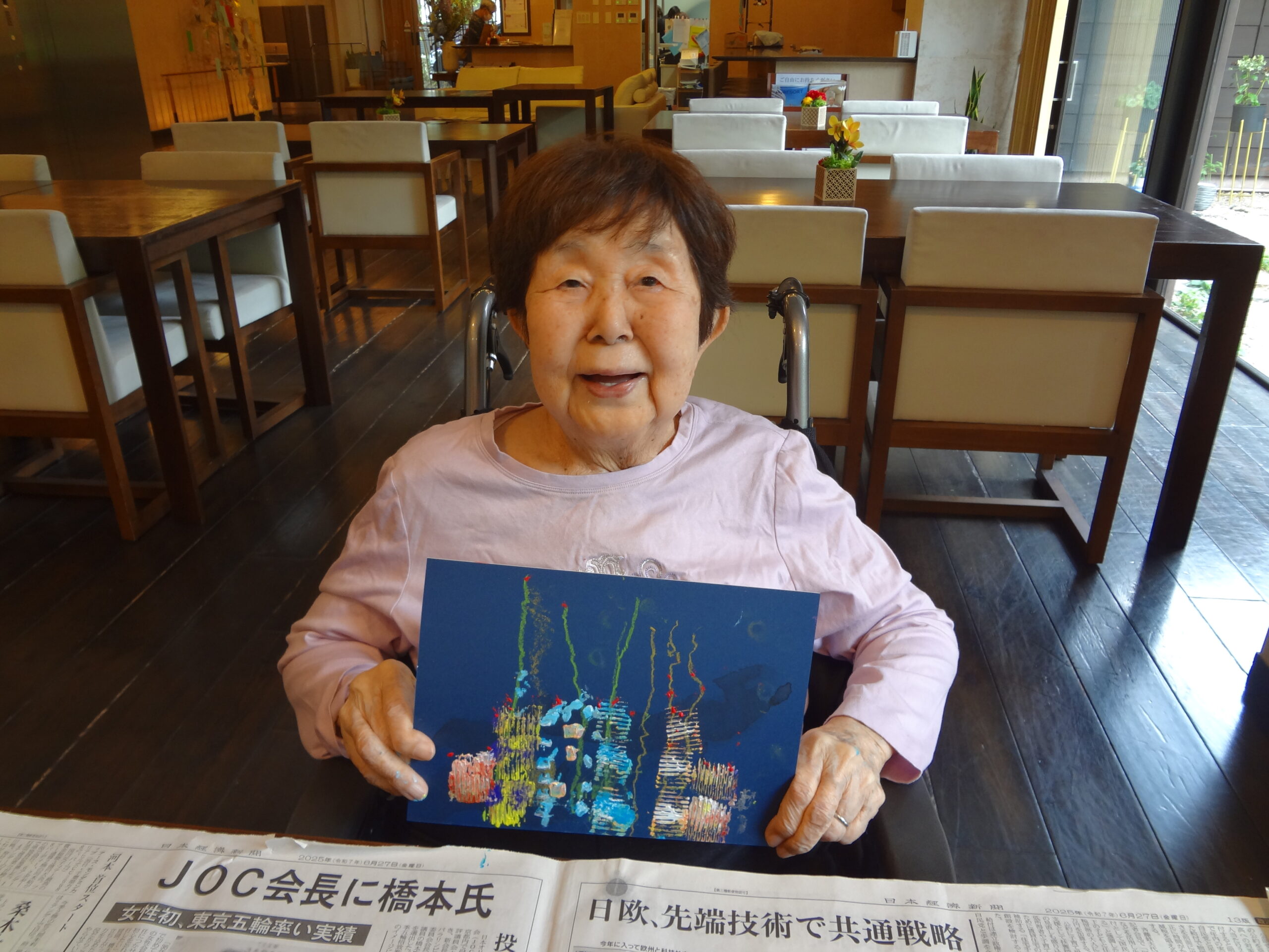 摩天楼の光