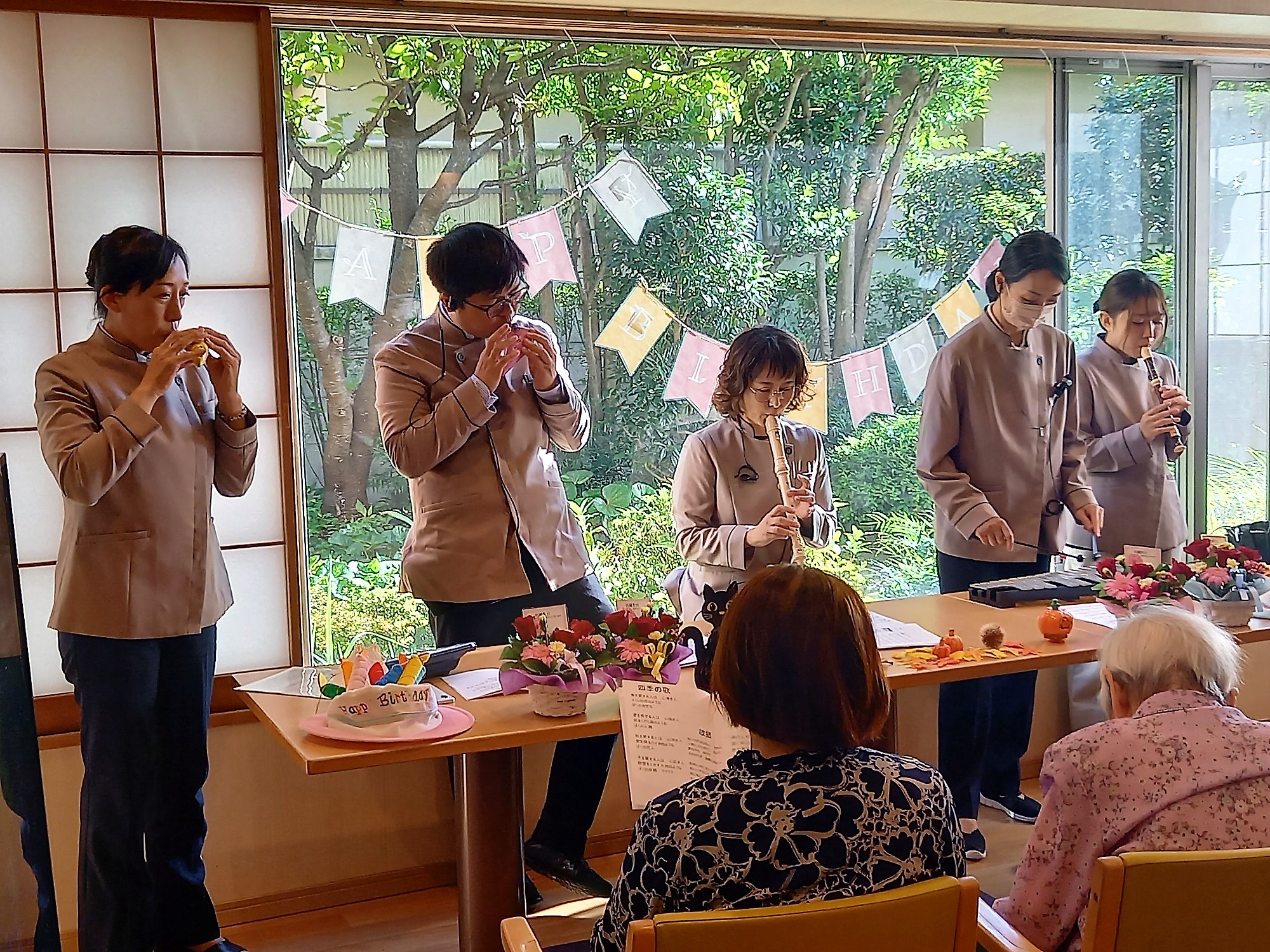 10月のお誕生日会「アンサンブルコンサート」