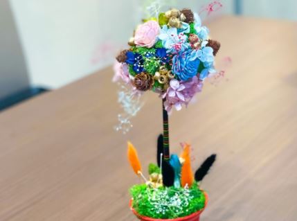 園芸療法 トピアリー作り