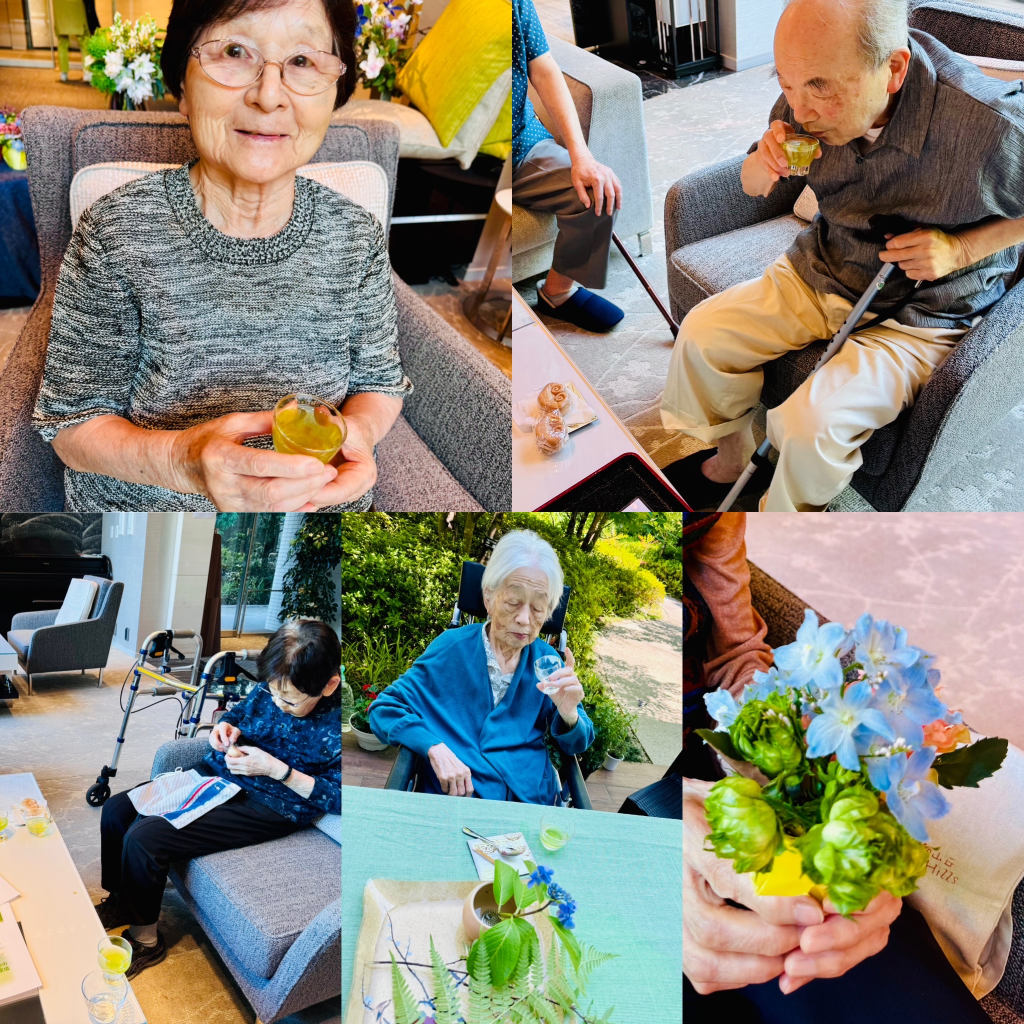 6月園芸療法 新茶試飲会