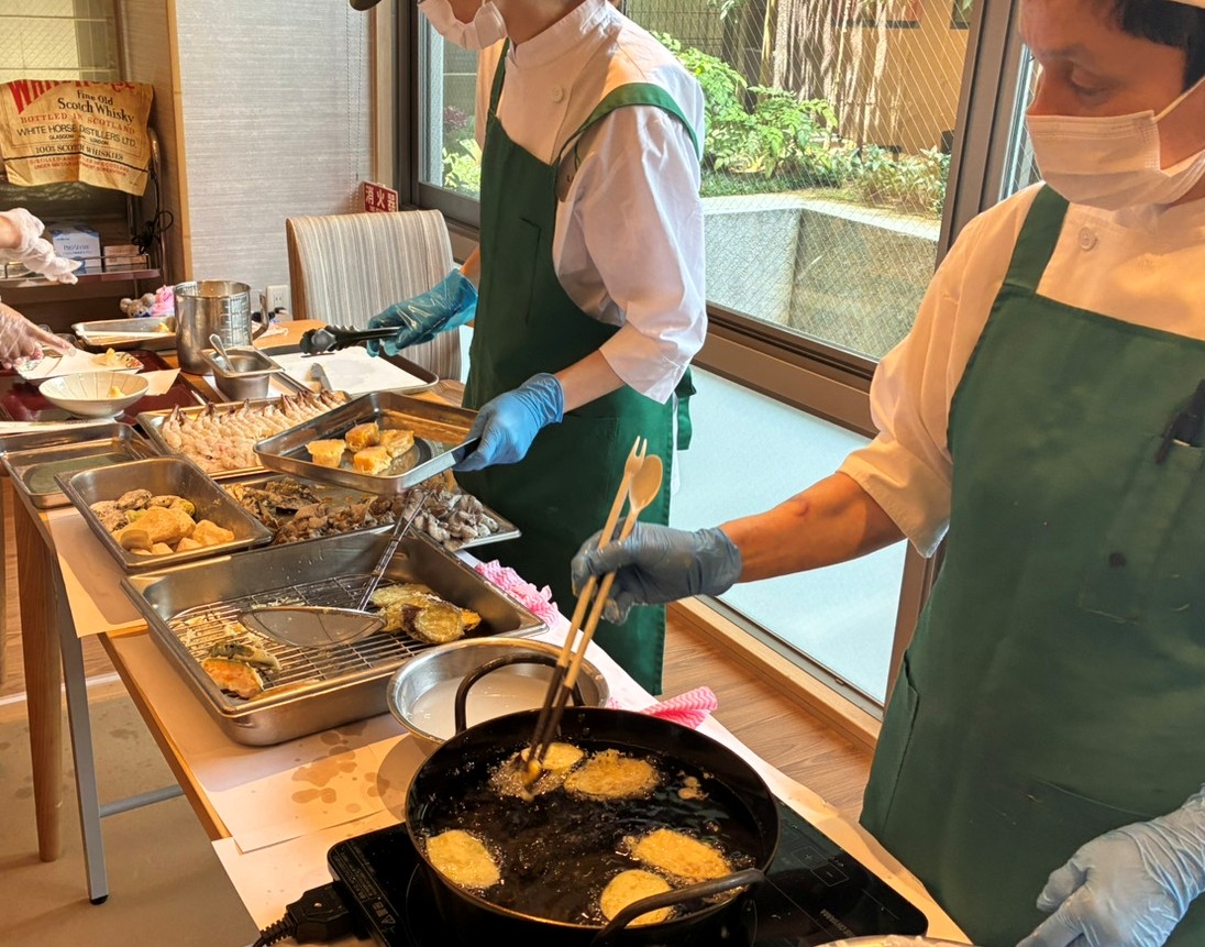 【天婦羅の実演ランチ】