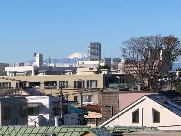 冬晴れの富士山