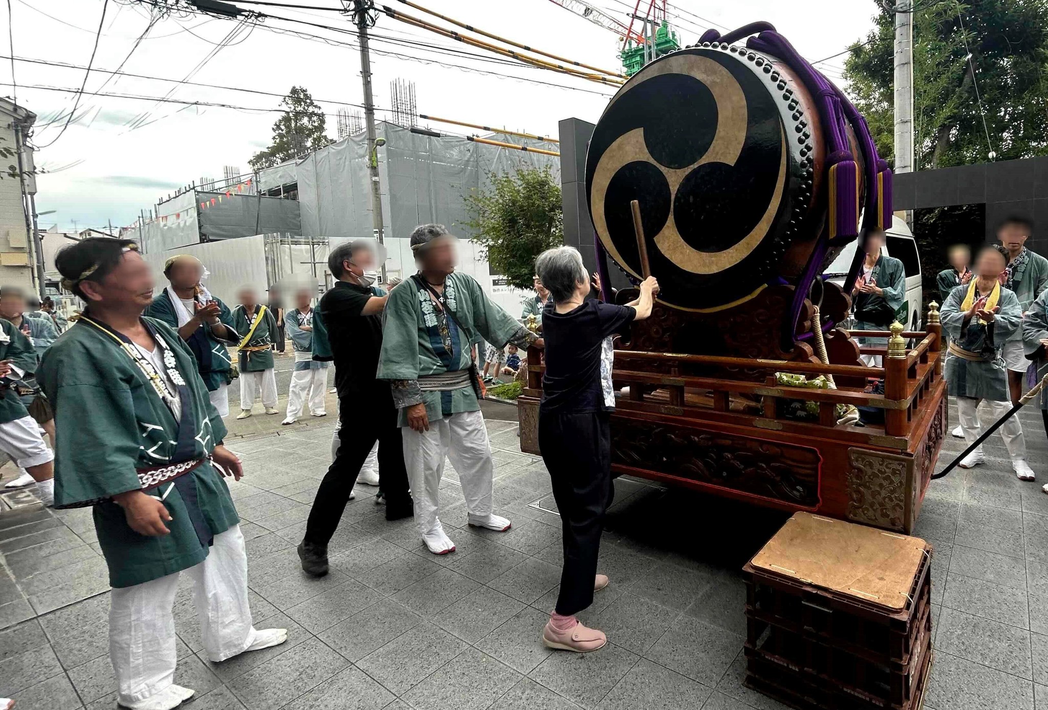 お神輿見学