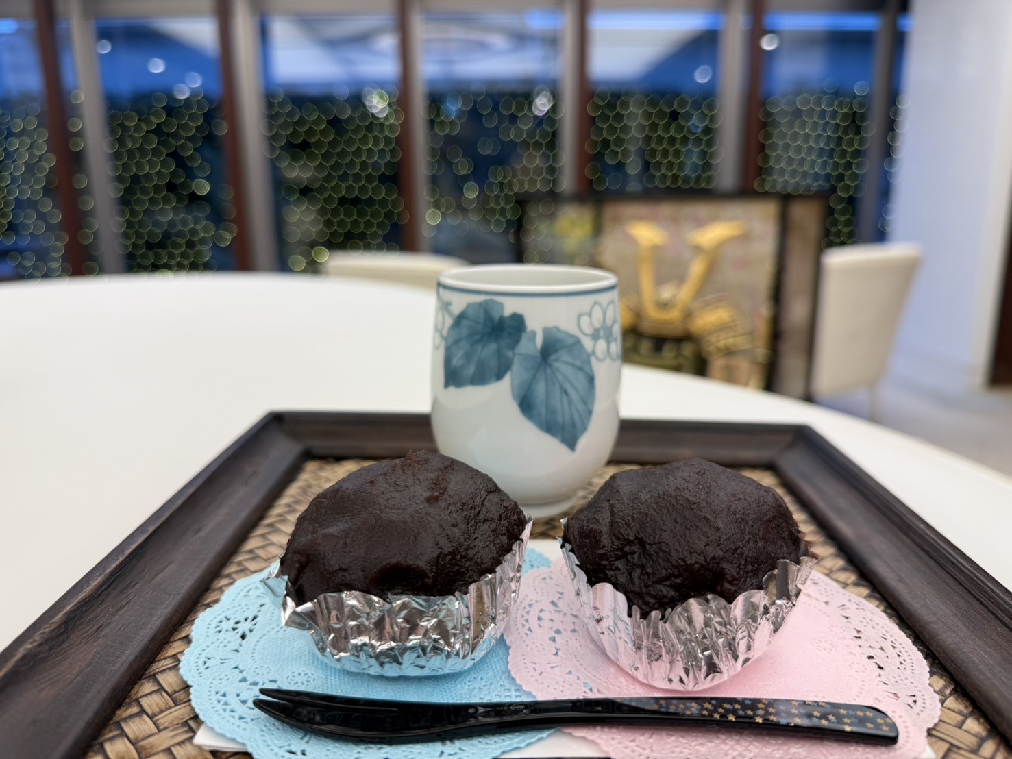 非常食でぼたもち作り