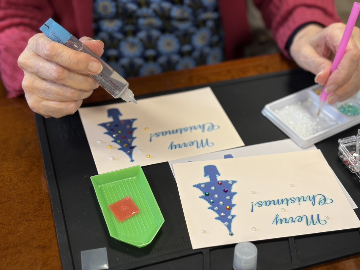 クリスマスカードデコレーション