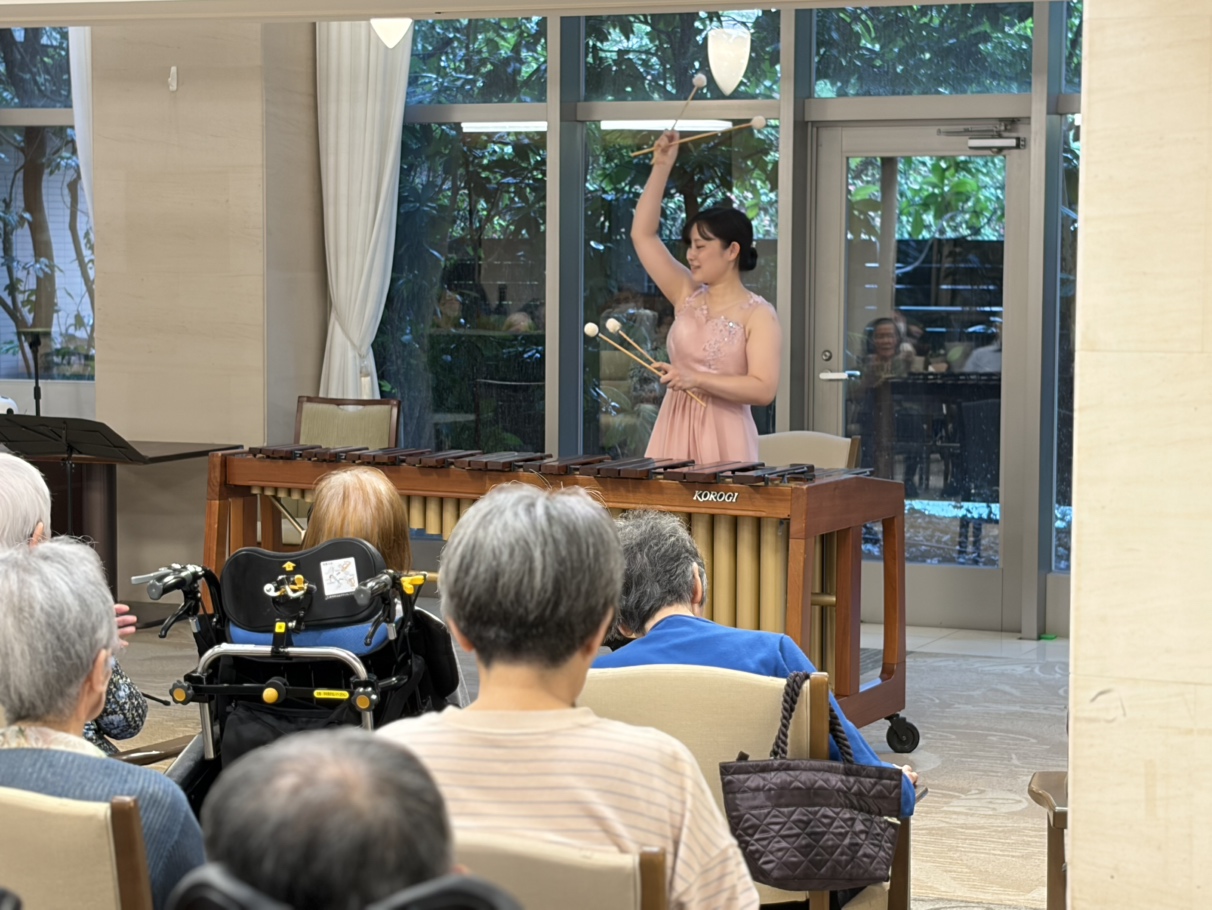 敬老の日 -マリンバ演奏会-